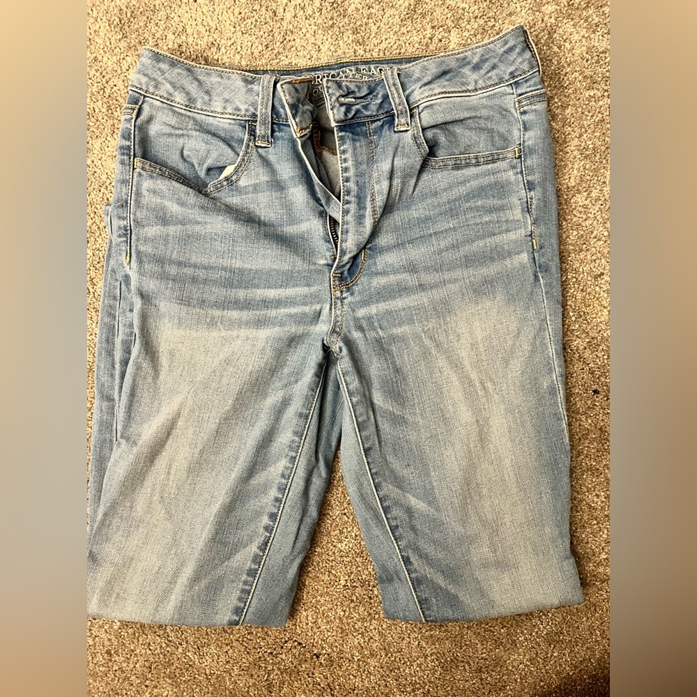 American Eagle Size 8 Hi-Rise Jegging